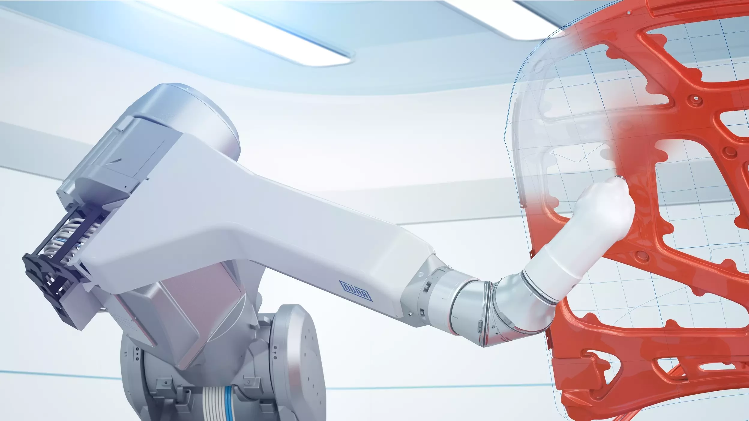 A picture of EcoRP working on a car body